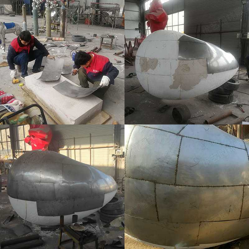 不銹鋼雕塑制作廠家，定制大型不銹鋼雕塑