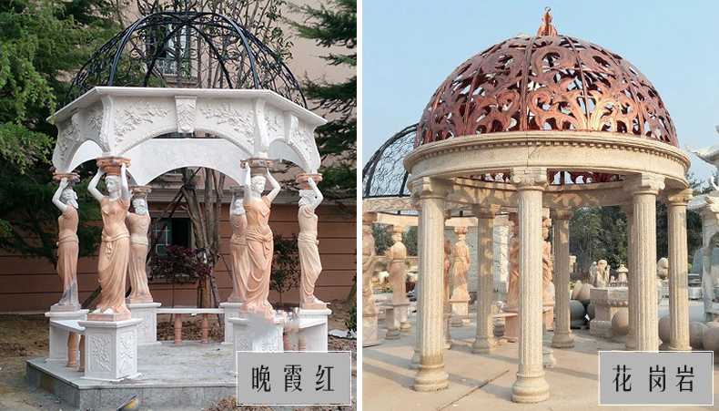 歐式景觀涼亭，大理石涼亭，石雕景觀涼亭