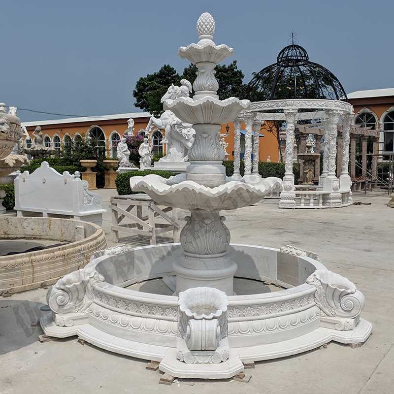 海螺大理石噴泉，海螺噴泉，大理石噴泉，石雕噴泉廠家