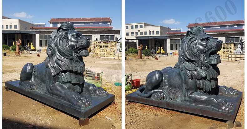 歐式匯豐銀行銅獅子雕塑，銅雕塑廠家