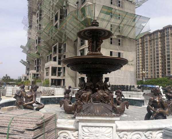 景觀雕塑定制，大型銅雕塑工廠