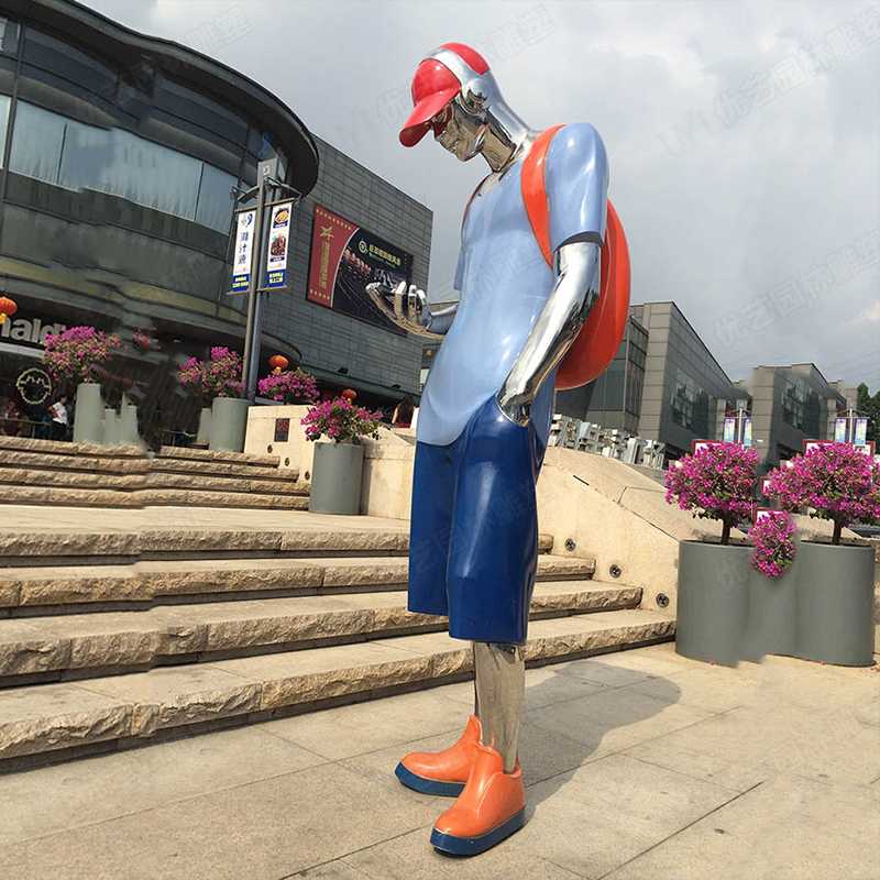 不銹鋼人物雕塑，不銹鋼雕塑工廠