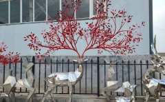 不銹鋼鹿雕塑都哪些美好的寓意？